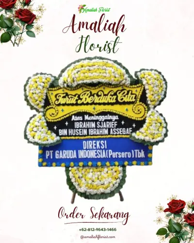 Papan Bunga Duka di Dlimas