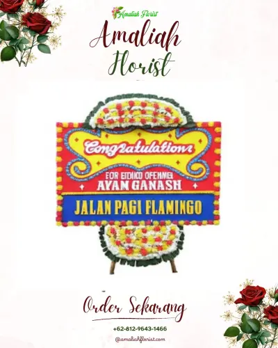 Bunga Papan Congratulation di Dlimas